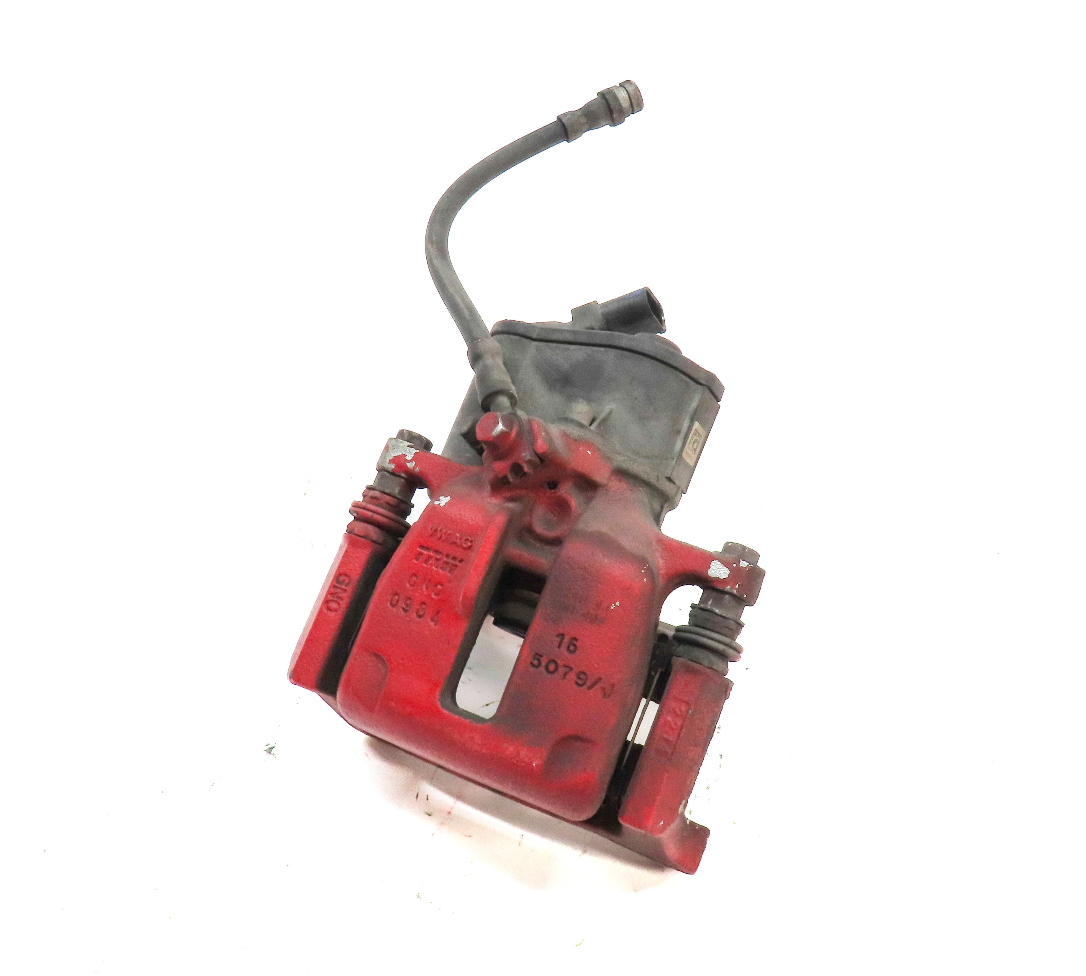 15 AUDI Q3 (8U) 09-18 VW CC TIGUAN REAR RIGHT BRAKE CALIPER w/ E BRAKE ACTUATOR — exact item pictured